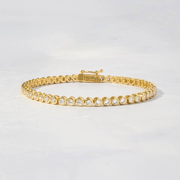 Sami Jewels - Wholesale Tennis Bracelet - Round Bezel Tennis Bracelet