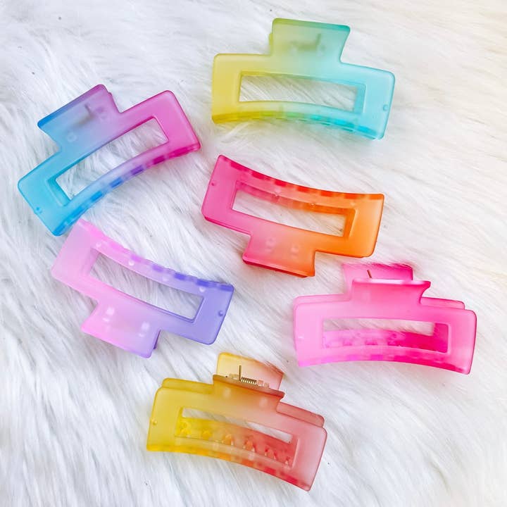 Ombre Hair Claw Set for wholesale by Golden Rae Wholesale