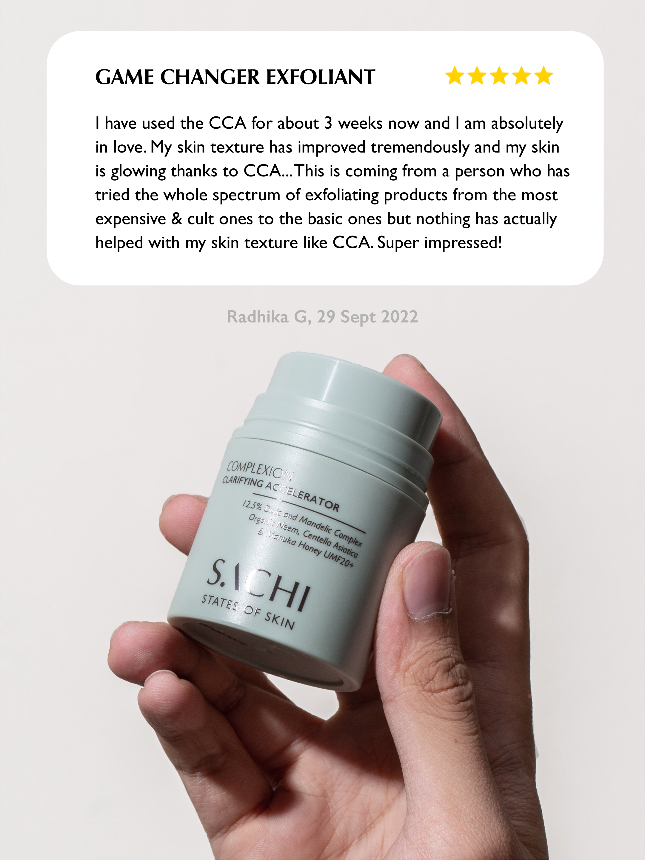 Sachi Skin - Wholesale Facial Serum/Concentrate - Complexion Clarifying Accelerator - 30ml9