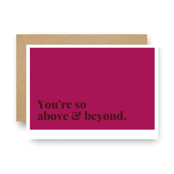 Você está tão acima e além da placa de gabinete por atacado de Careerlog