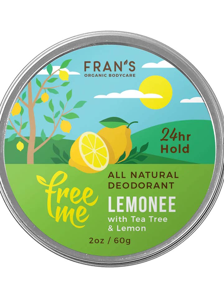 FREEME ALL NATURAL DEODORANT - Lemonee for wholesale by Fran's Organic Bodycare