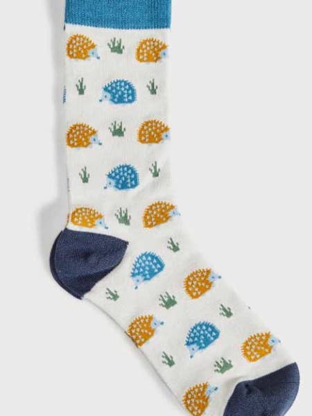 Womens Socks - Hedgehog Cream for wholesale by Quintessential