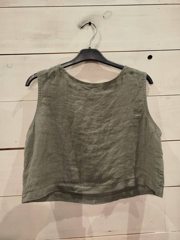 Linos y Textiles - Wholesale T-shirt – women's - REF: 33204 100% linen T-shirt1