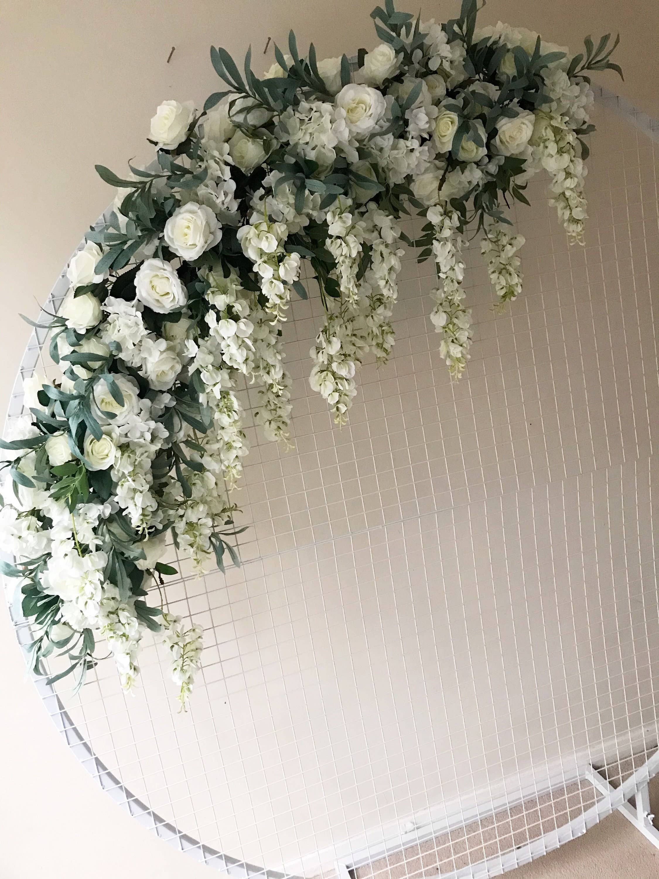 IVY CRUZ - Wholesale Bunting/Garland - Flower Garland, Flower Swag, Floral Garland, Wisteria Flower1