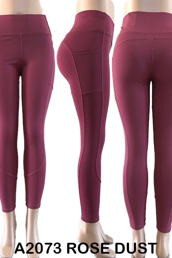 SSImport - Wholesale Athletic/Lounge Leggings - Women's - A2073 SPORTS YOGA LEGGINGS MIXED SIZES 12PCS/PACK2