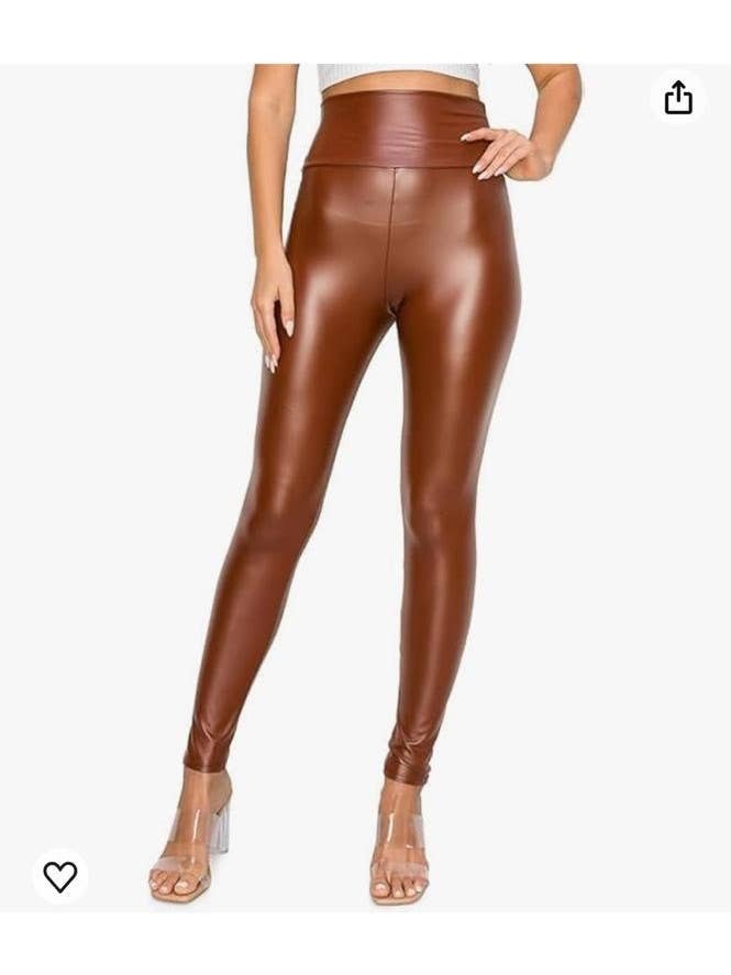 Black Pearl Clothing - Wholesale Leggings - Dames - Legging van kunstleer met hoge taille9