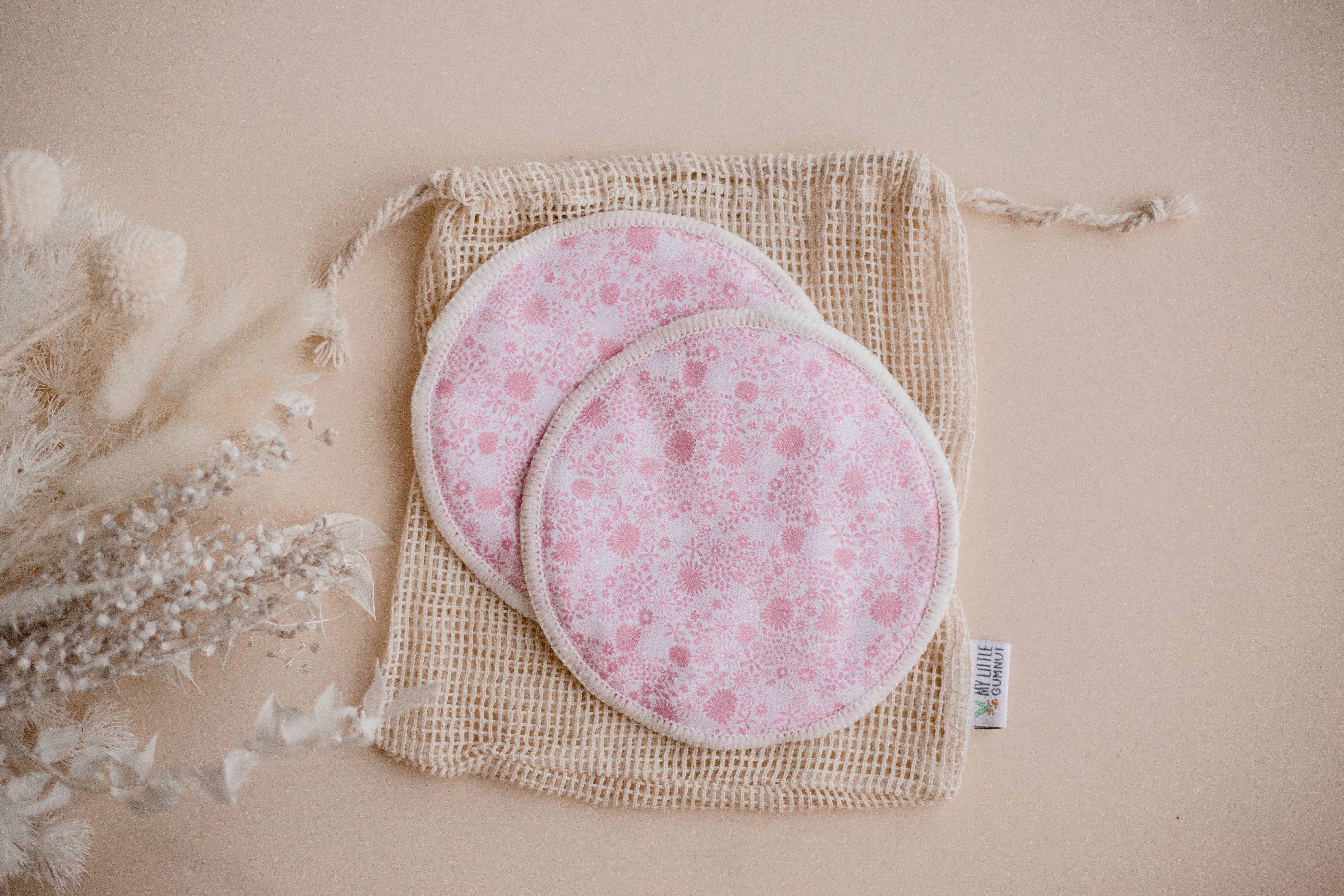 My Little Gumnut - Wholesale Nursing Pillow/Pad - Maternity - Reusable Breast Pads - Dusty Floral2