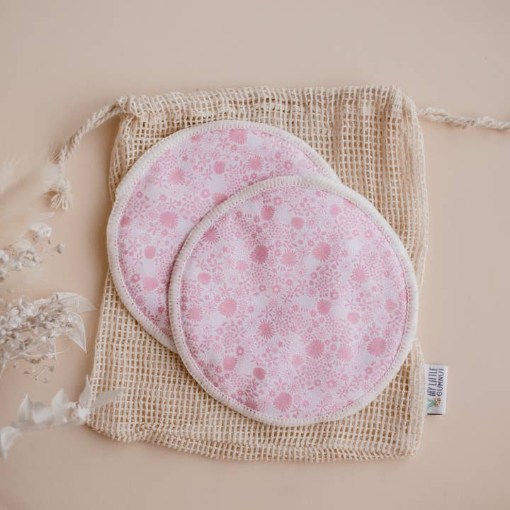 My Little Gumnut - Wholesale Nursing pillow/pad – Maternity - Reusable Breast Pads - Dusty Floral2