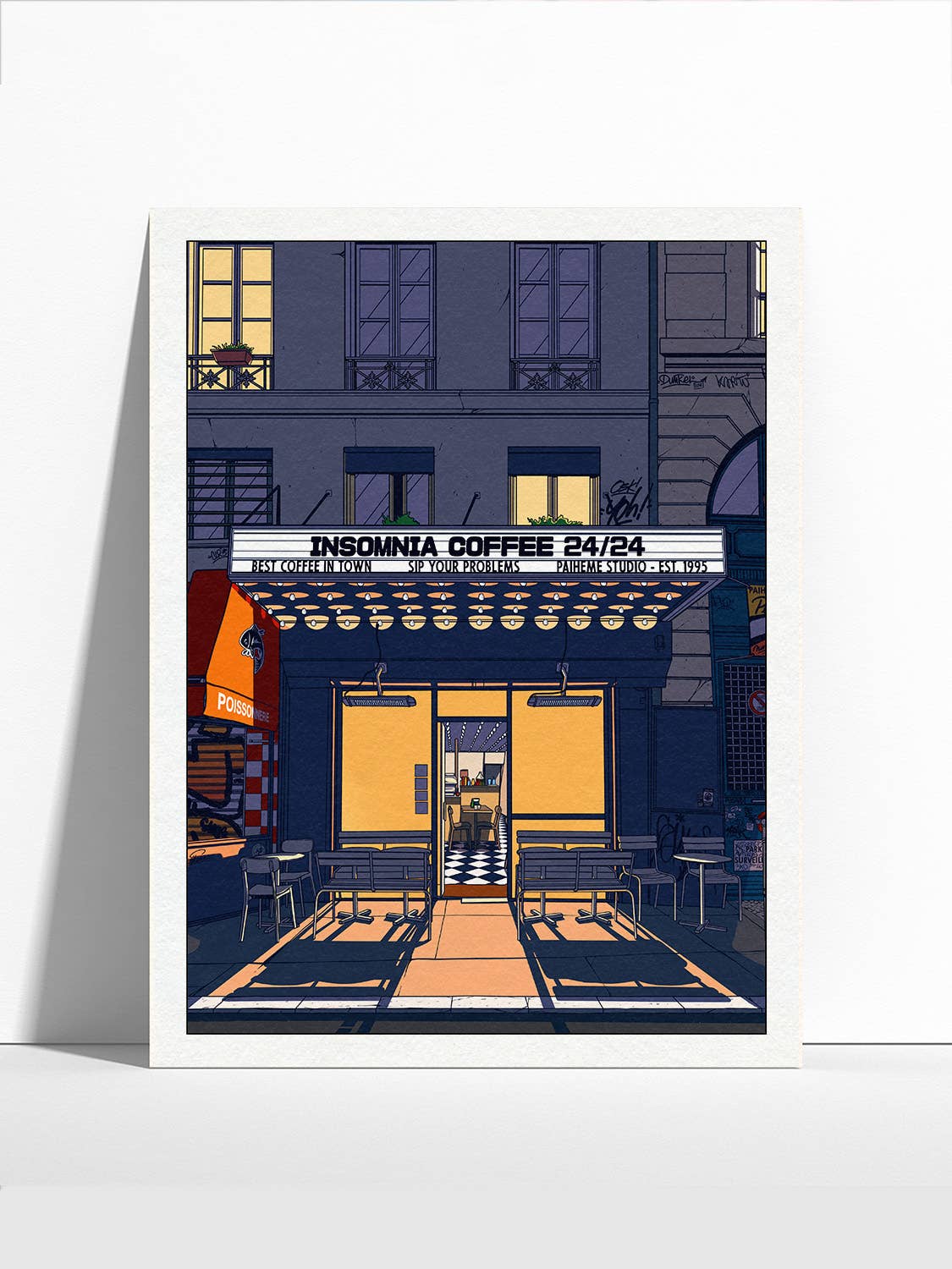 Paiheme Studio – Großhandel Poster – INSOMNIA COFFEE Druck0