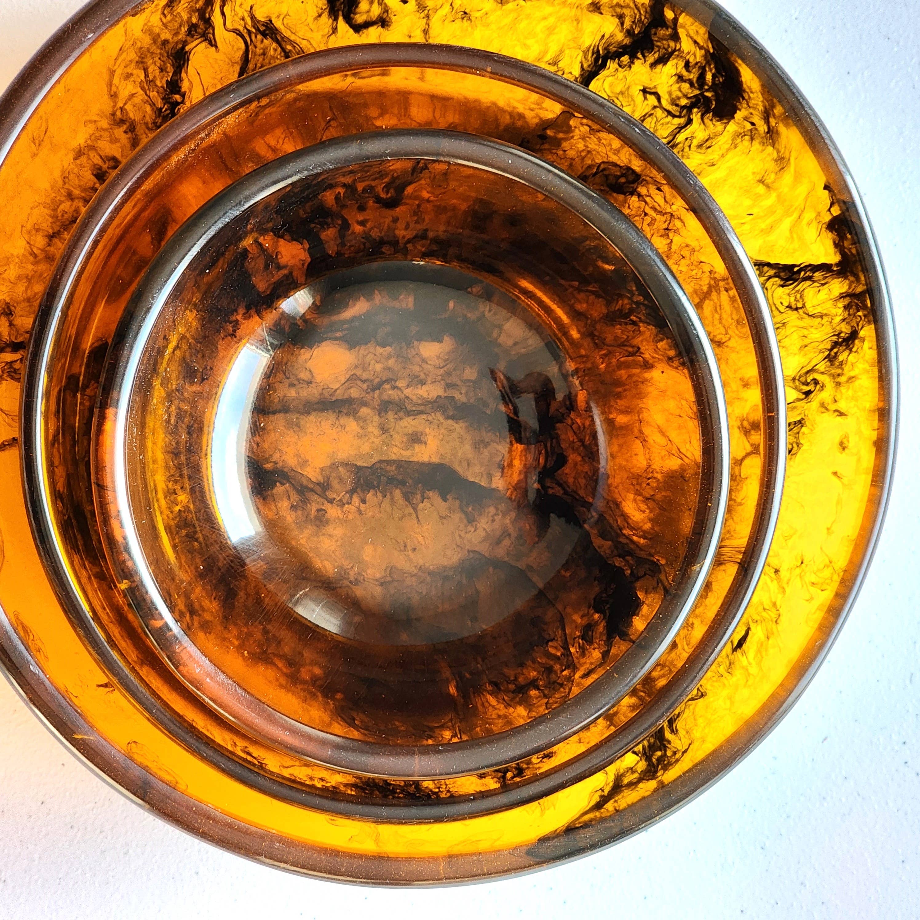 Gibb & Daan – wholesale Serveringsskål – Serveringsskålar - Set med 3 skålar - Handgjuten harts0