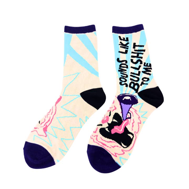Calzini "Mi sembra una stronzata" - Calzini divertenti da donna per la vendita all'ingrosso da parte di Sleazy Greetings