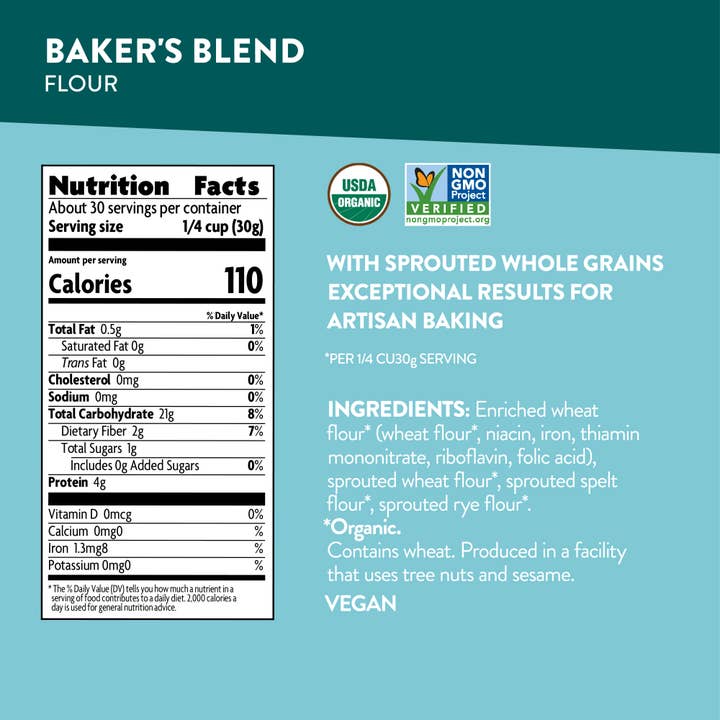 Nature's Path - Wholesale Flour - Baker's Blend Flour, 32 oz Bag4