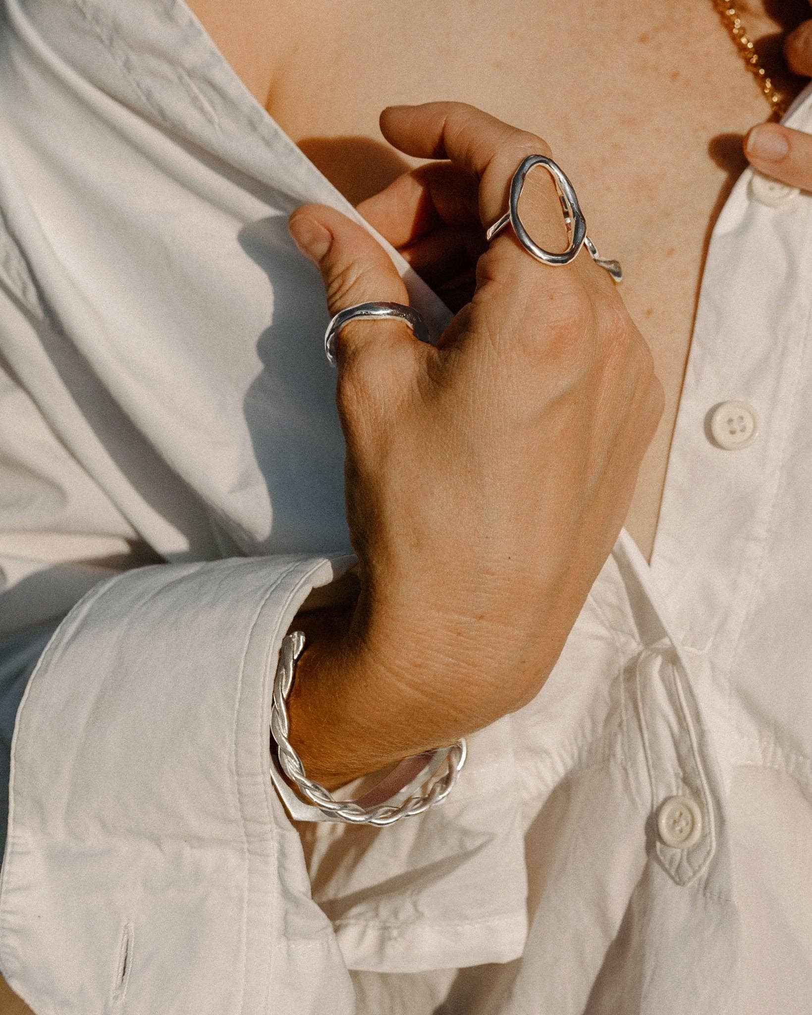 Dea Dia - Wholesale Band/Stacked Ring - Wisdom Ring2