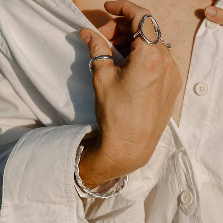 Dea Dia - Wholesale Band/Stacked Ring - Wisdom Ring2