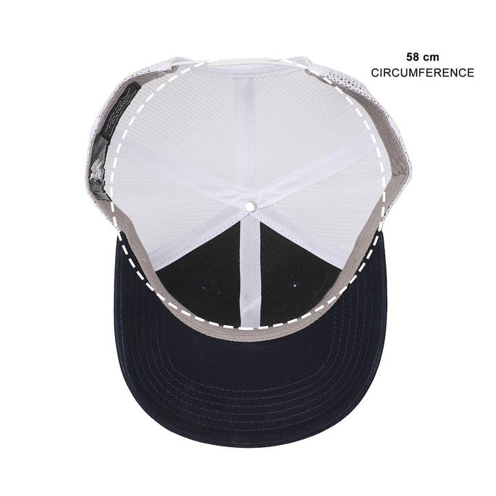 Bioworld Merchandising - Wholesale Trucker Hat - Unisex - Pabst Blue Ribbon 3D Embroidered Logo Blue Trucker Hat2