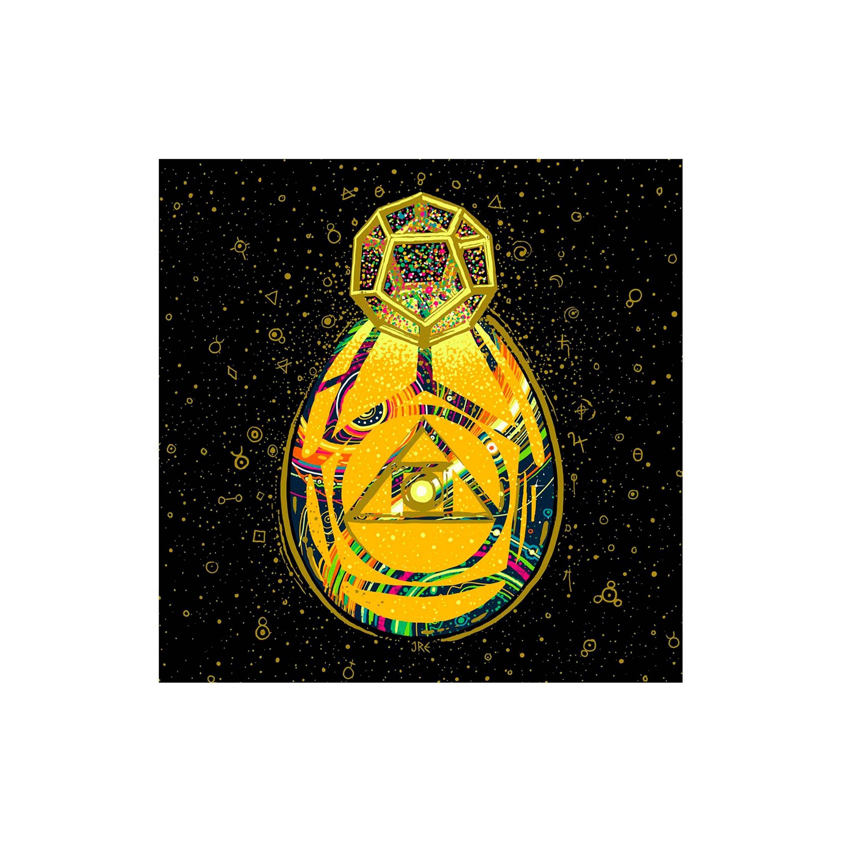 Prisma Visions – Großhandel Aufkleber – Aufkleber Das Unwissende Ei - Surreal Art