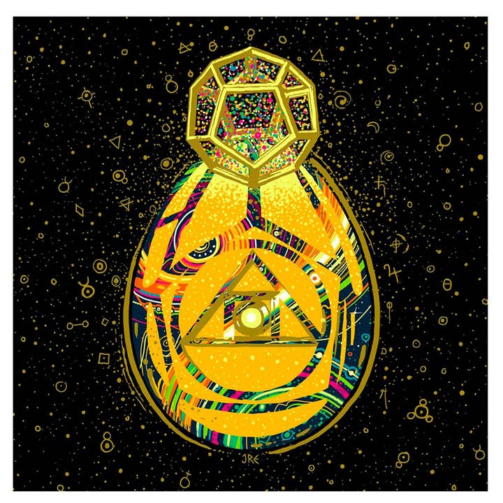 Prisma Visions – Großhandel Aufkleber – Aufkleber Das Unwissende Ei - Surreal Art0