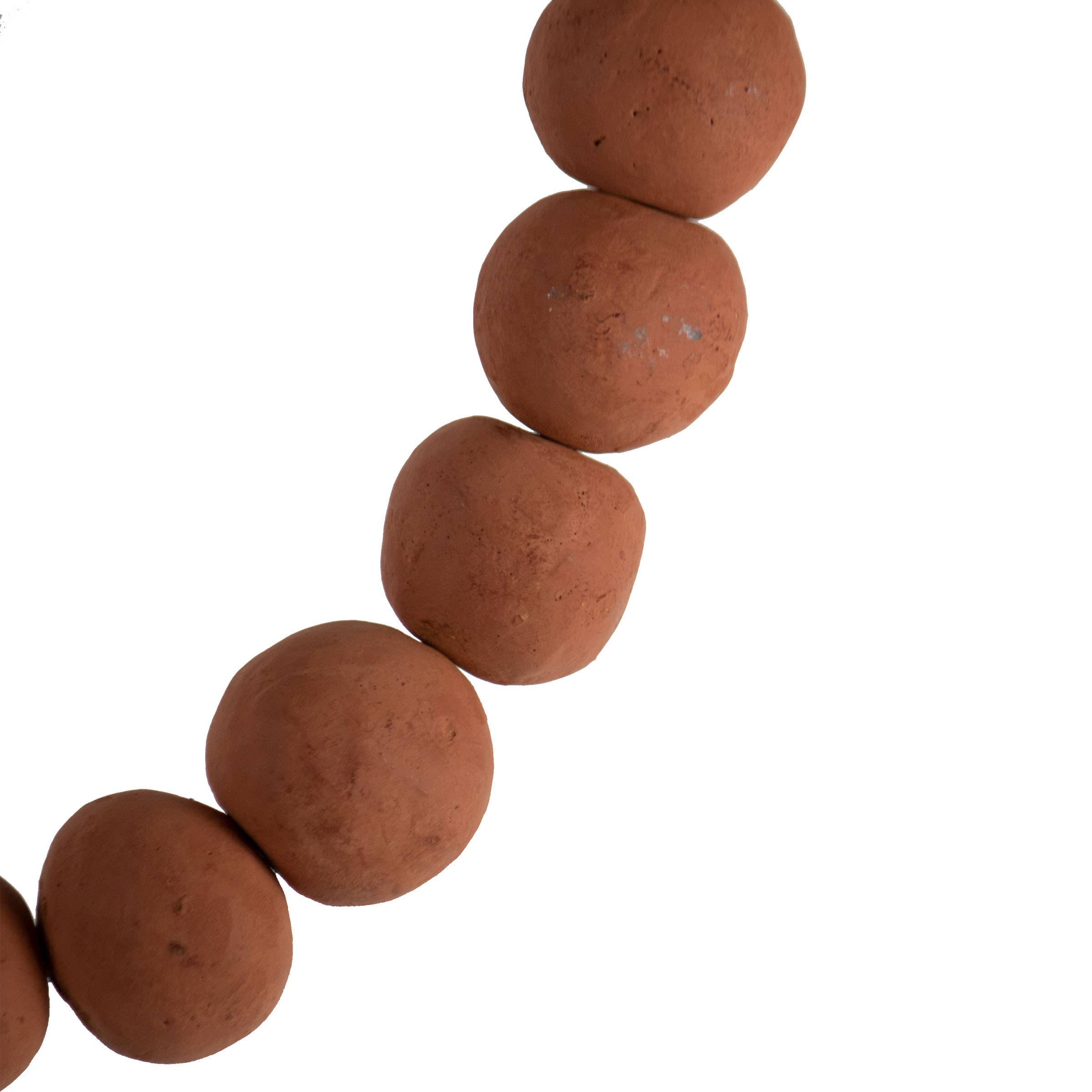 Foreside Home & Garden - Wholesale Bunting/Garland - Amos Terracotta & Jute Farmhouse Bead Garland Fall Decor5