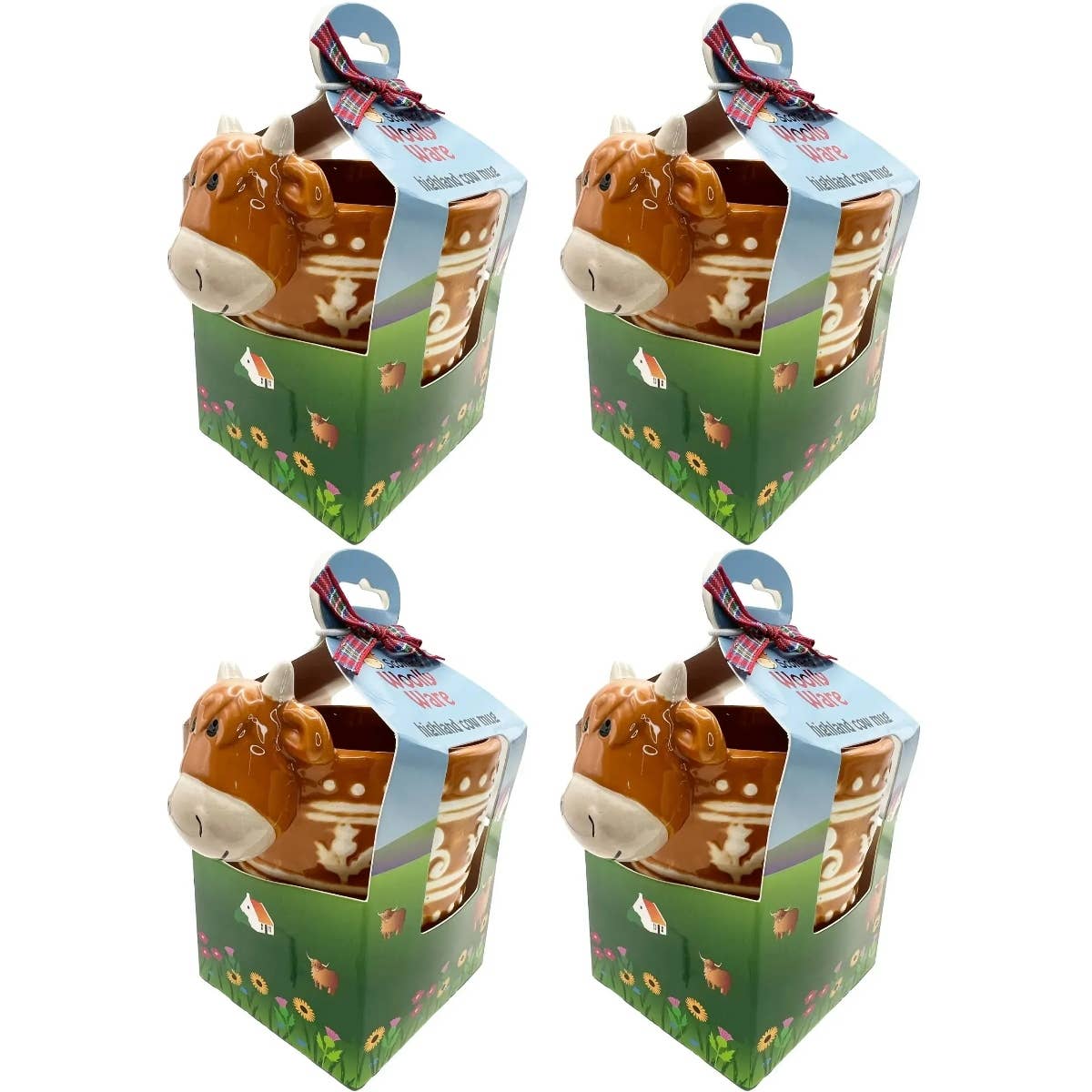 Dublin Gift Company - Vendita all'ingrosso Tazza - Tazza in ceramica con design mucca scozzese3