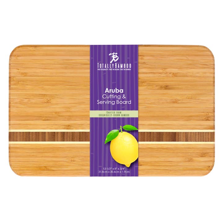 Totally Bamboo - Wholesale Cutting Board - Aruba Bamboo Cutting Board, 12-1/2" x 8"2