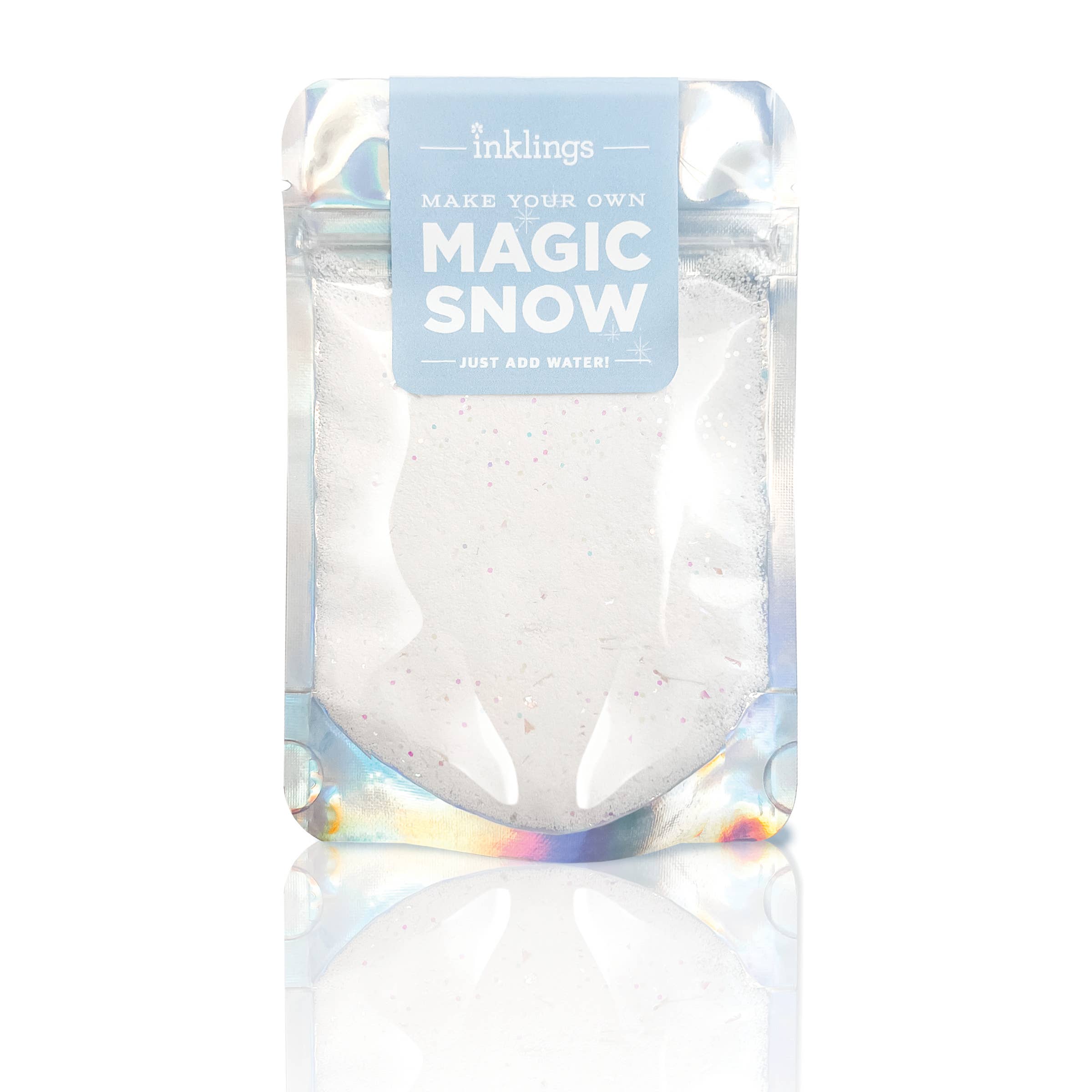 Inklings Paperie – wholesale DIY craft kit – Child – Snow Kit - Magic Snow (Blue) - Holiday Activity5