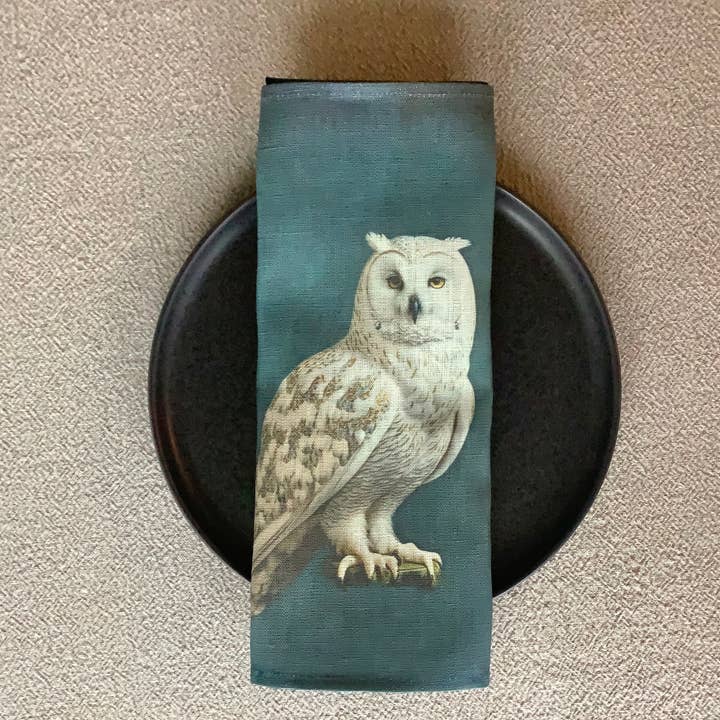 Suisse Maison de Lin - Wholesale Dinner & Cloth Napkin - White Owl Handmade Natural Linen Napkins
