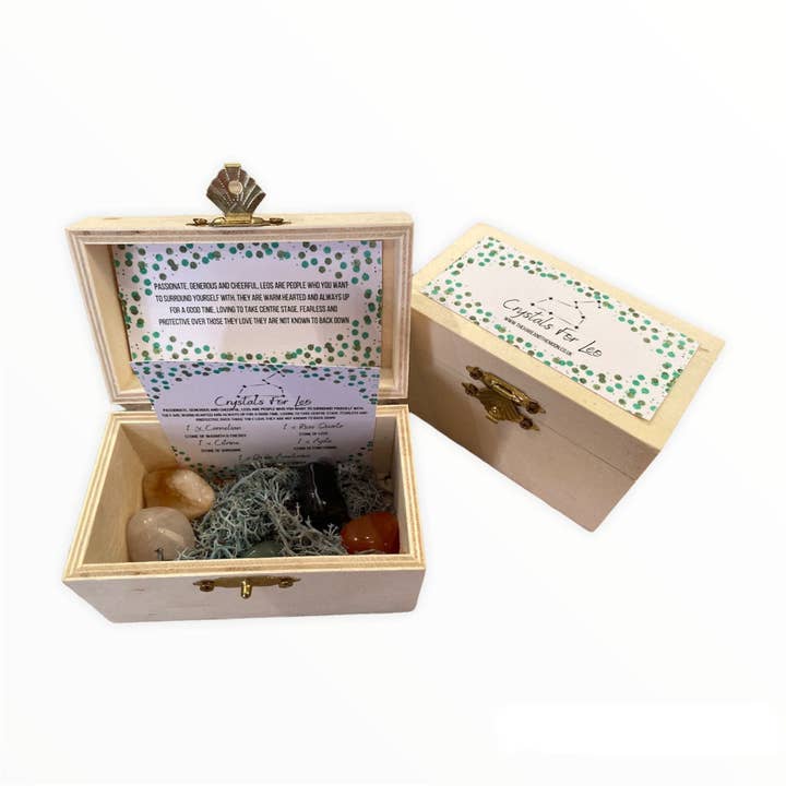 Conjunto de Horóscopo de Cristal - Leão por atacado de The Hare And The Moon