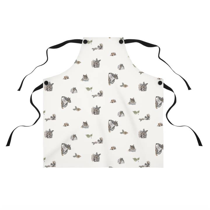 Fox & Willow Design Studio - Venta al por mayor Delantales - Forest Friends: delantal con forma de ardilla