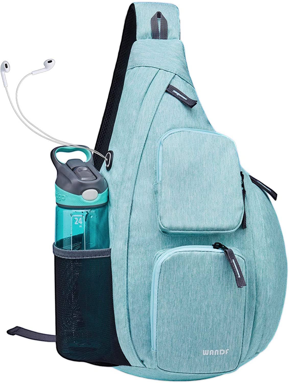 wandf - Vendita all'ingrosso Zaino - Unisex - Zaino da viaggio WANDF 8026 Sling One Strap di grandi dimensioni7