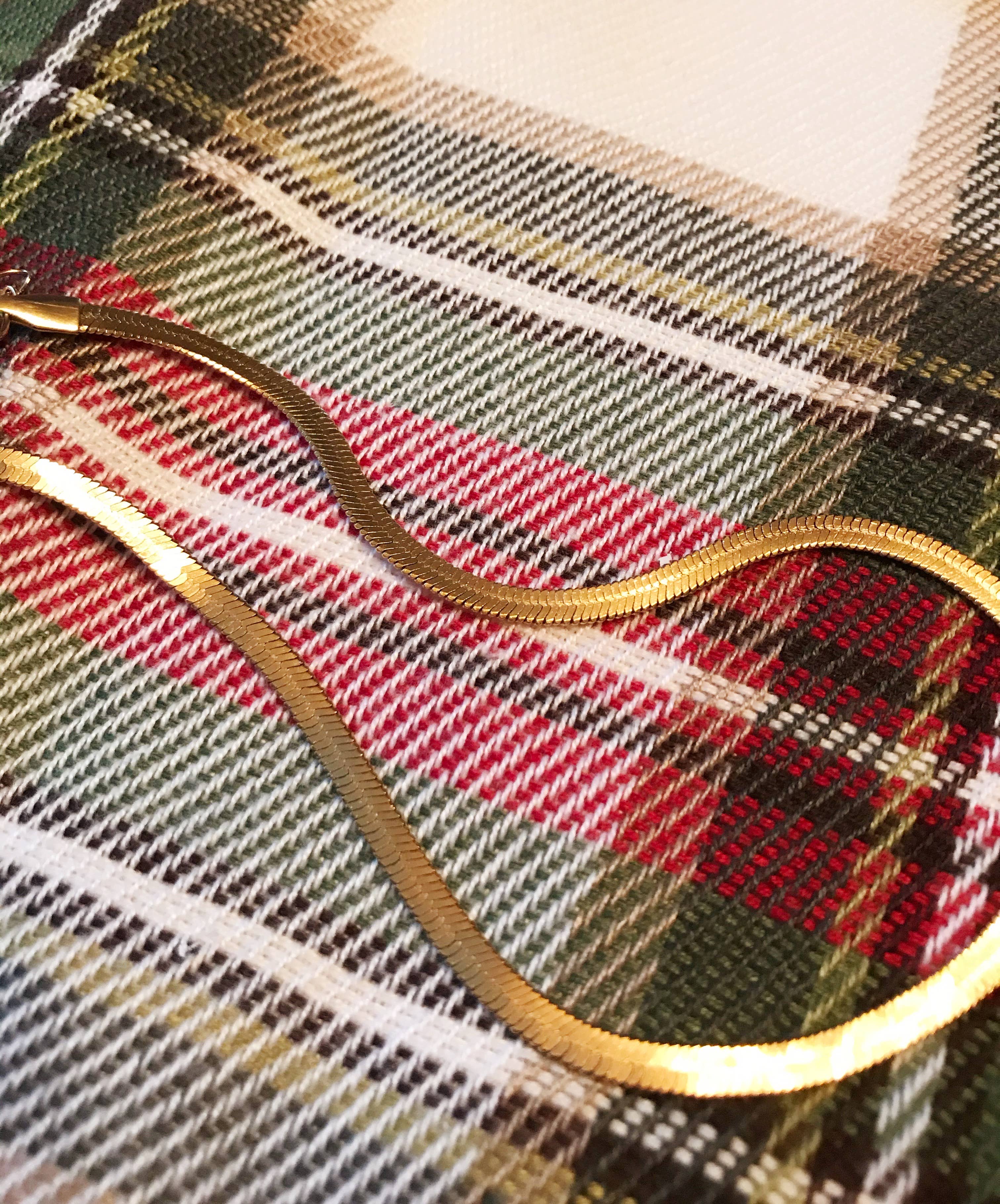 Olivia Lo Jewelry - Wholesale Link & Chain Necklace - Herringbone Necklace2