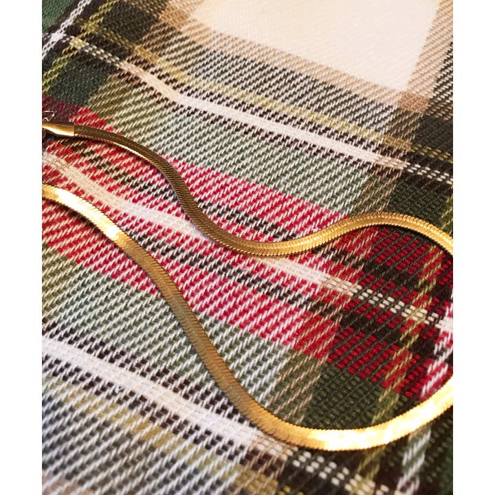 Olivia Lo Jewelry - Wholesale Link & Chain Necklace - Herringbone Necklace2