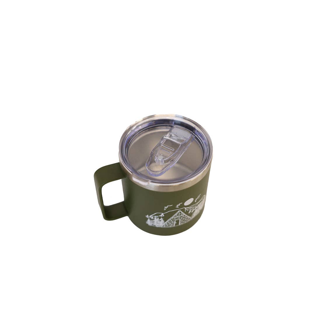 Walker Family goods - Wholesale Coffee Mug - Walker Camp Store Mug Green2