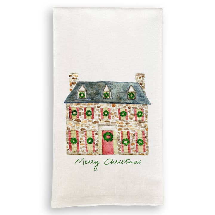 Maison en pierre de Noël pour la vente par French Graffiti