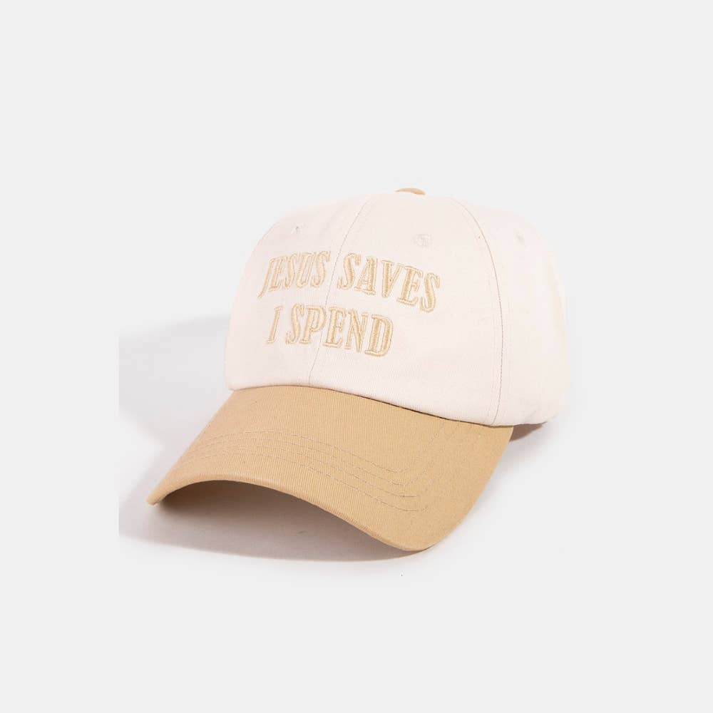 Collections by Fame Accessories – wholesale Baseball cap – Women's – Jesus Saves I Spend Trucker Hat5