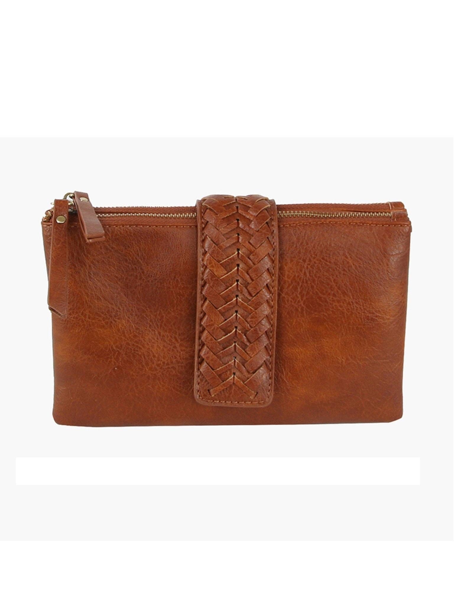 MiMi Wholesale - Vente Sac à bandoulière – femme - Sac à bandoulière à deux compartiments pour femmes avec détail tressé8