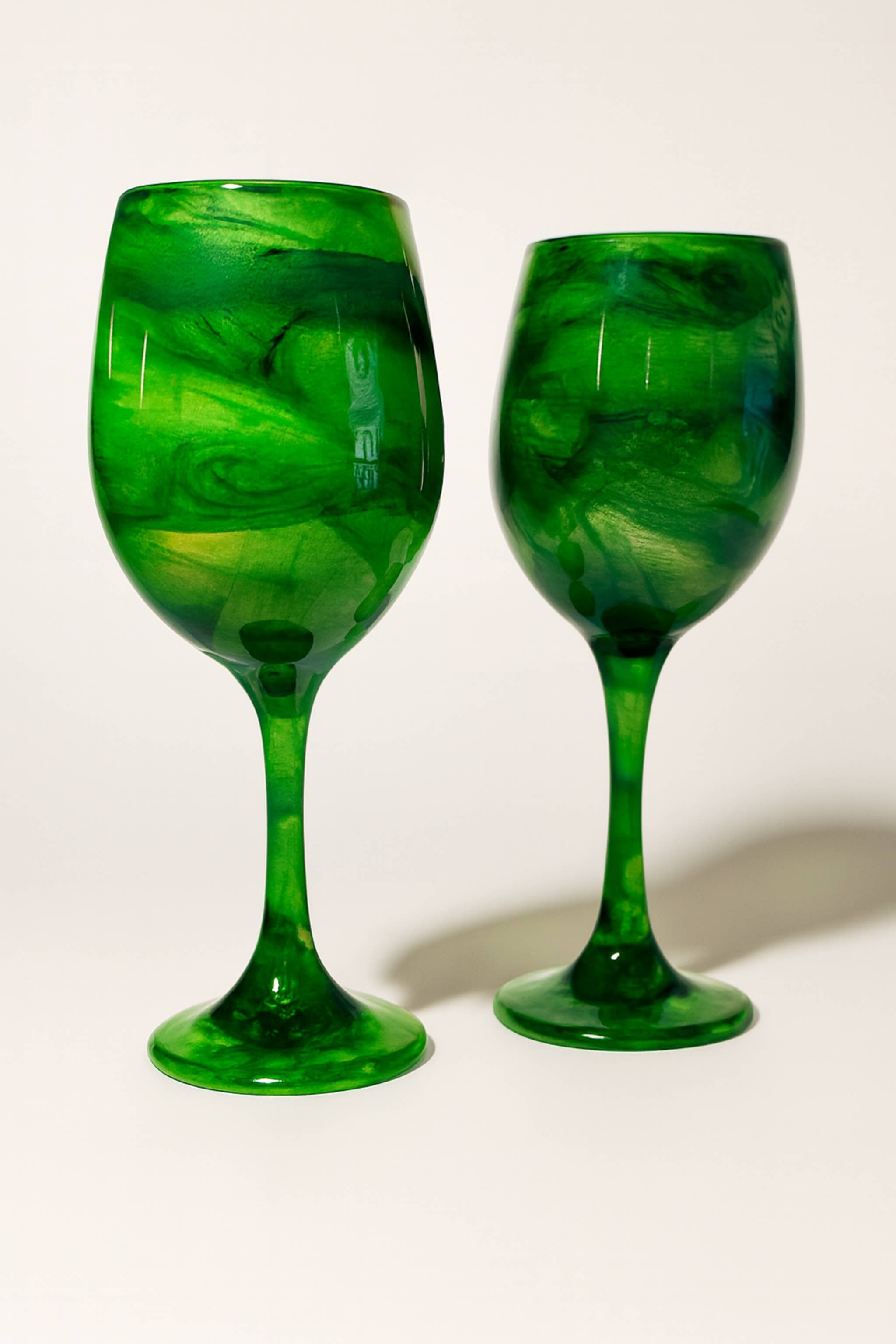 Joie De Vino Glassware - Wholesale Wine Glass - Artisan Green Envy Wine Glasses & Drinkware0