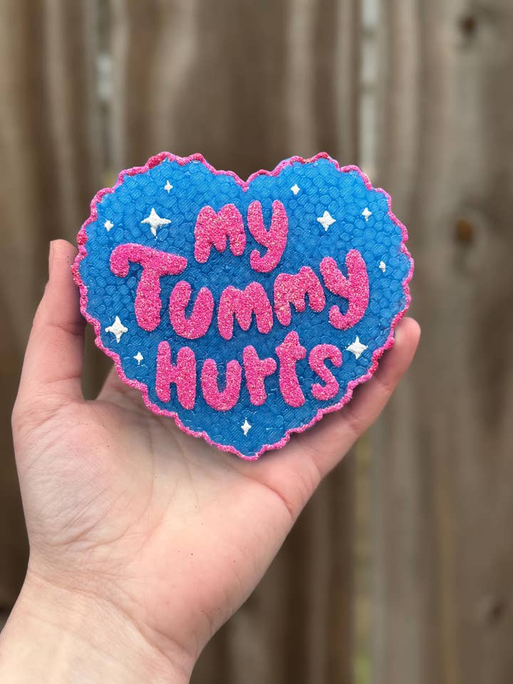 Désodorisant Frais Mon Ventre Me Fait Mal Pailleté pour la vente par How We Cope, LLC