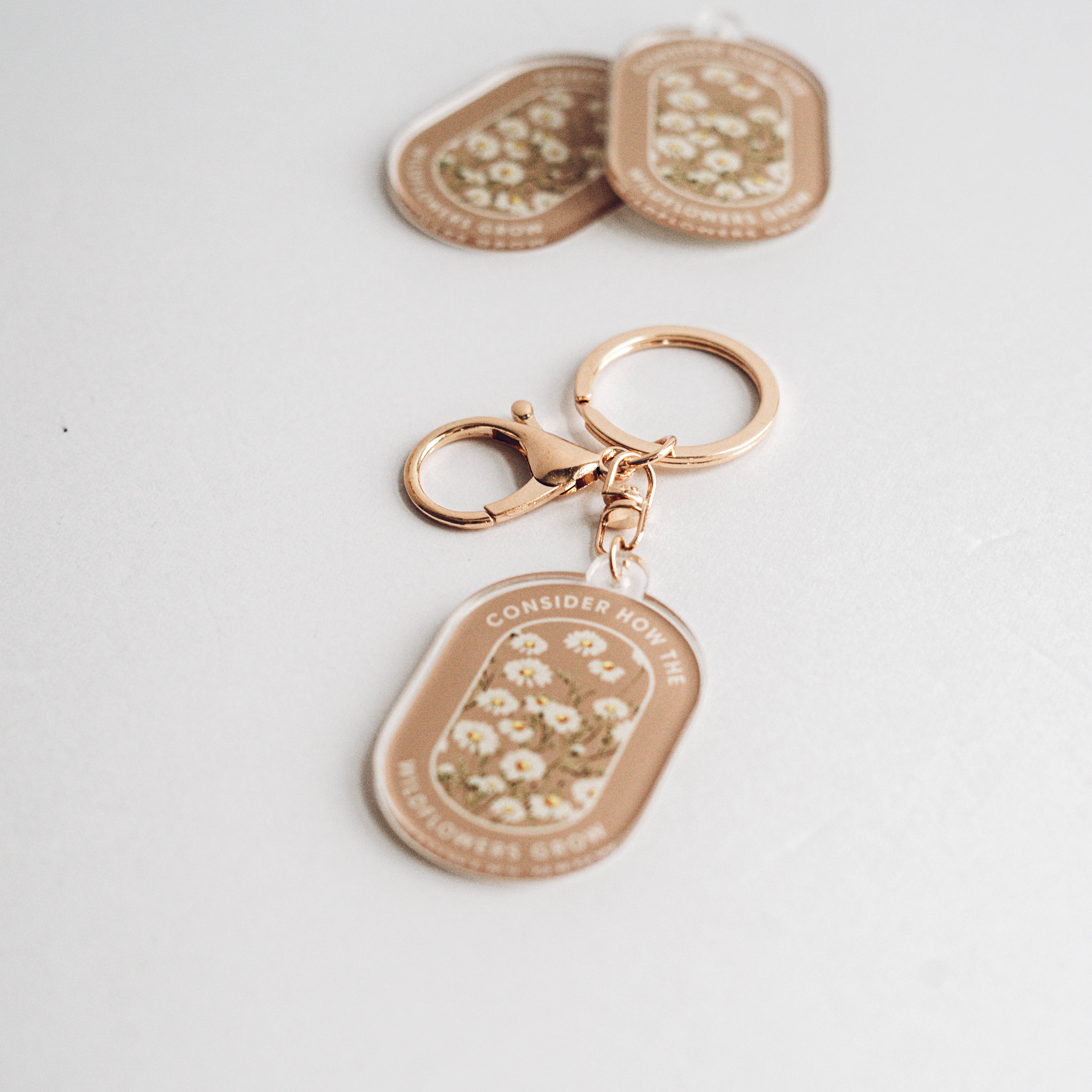 Jo Creative Co - Wholesale Keychain - Women's - Consider the Wildflowers Keychain3