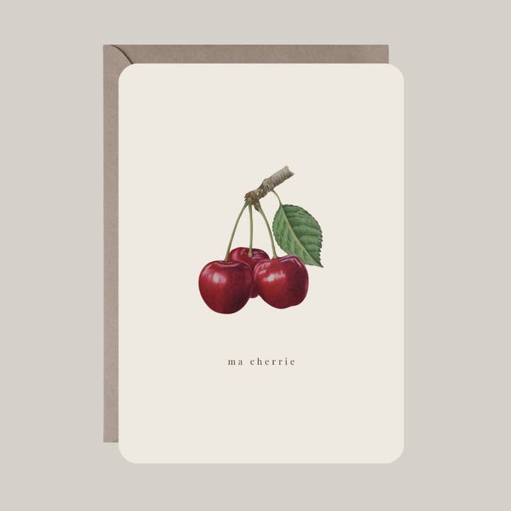 Card with envelope | ma cherrie for wholesale by De Papierboetiek
