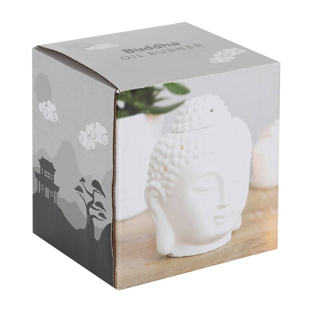 Something Different Wholesale – wholesale Wax warmer – White Buddha Head Oil Burner and Wax Warmer4