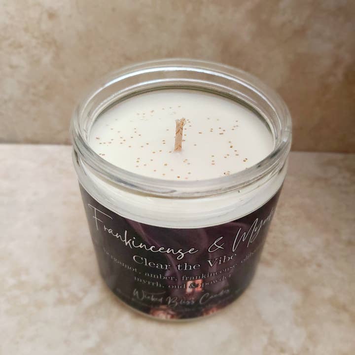 WBC Shops - Wholesale Jar/Filled Candle - Frankincense & Myrrh Soy Candle 2