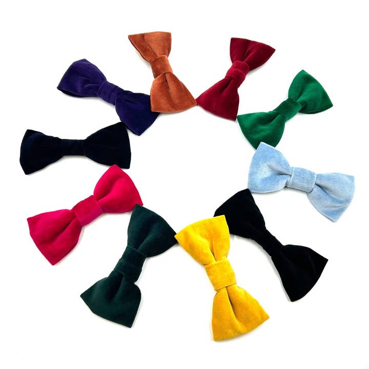 Pajarita de Perro de Terciopelo para venta al por mayor de Barkley and Fetch