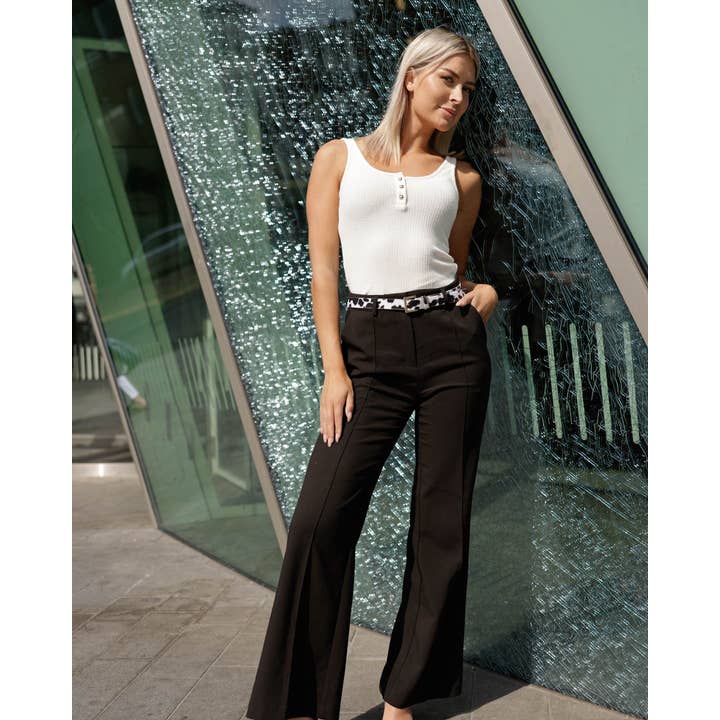 Amsterdam Heritage Belts, Bags, Apparel & Jackets EU - Wholesale Belt - Women's - MADE TO ORDER Aliza | Animal Print Leather Belt5