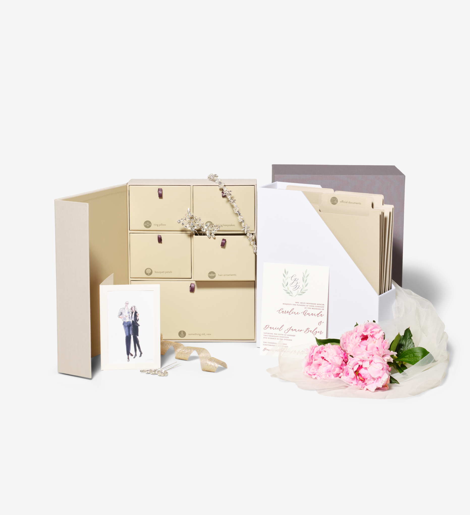 Savor - Wholesale Keepsake Box - Kids & Baby - Deluxe Baby & Wedding Keepsake Gift Set2