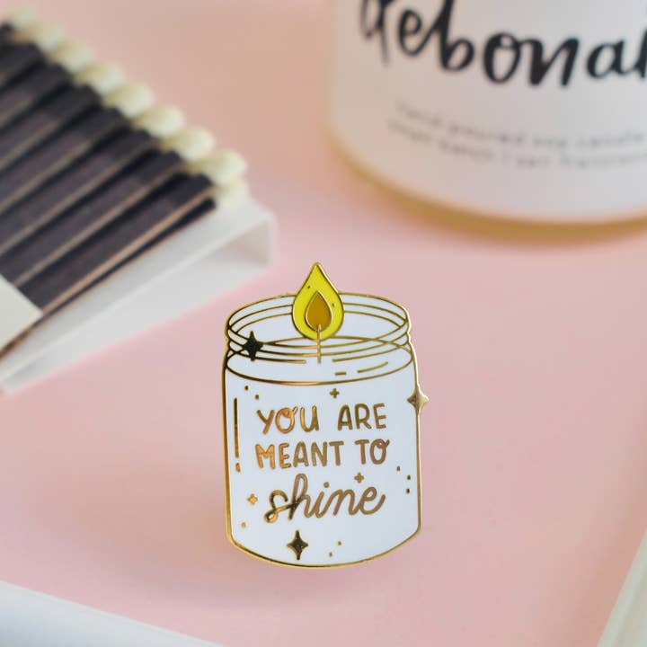 Shine Bright Enamel Pin for wholesale by Occasionalish