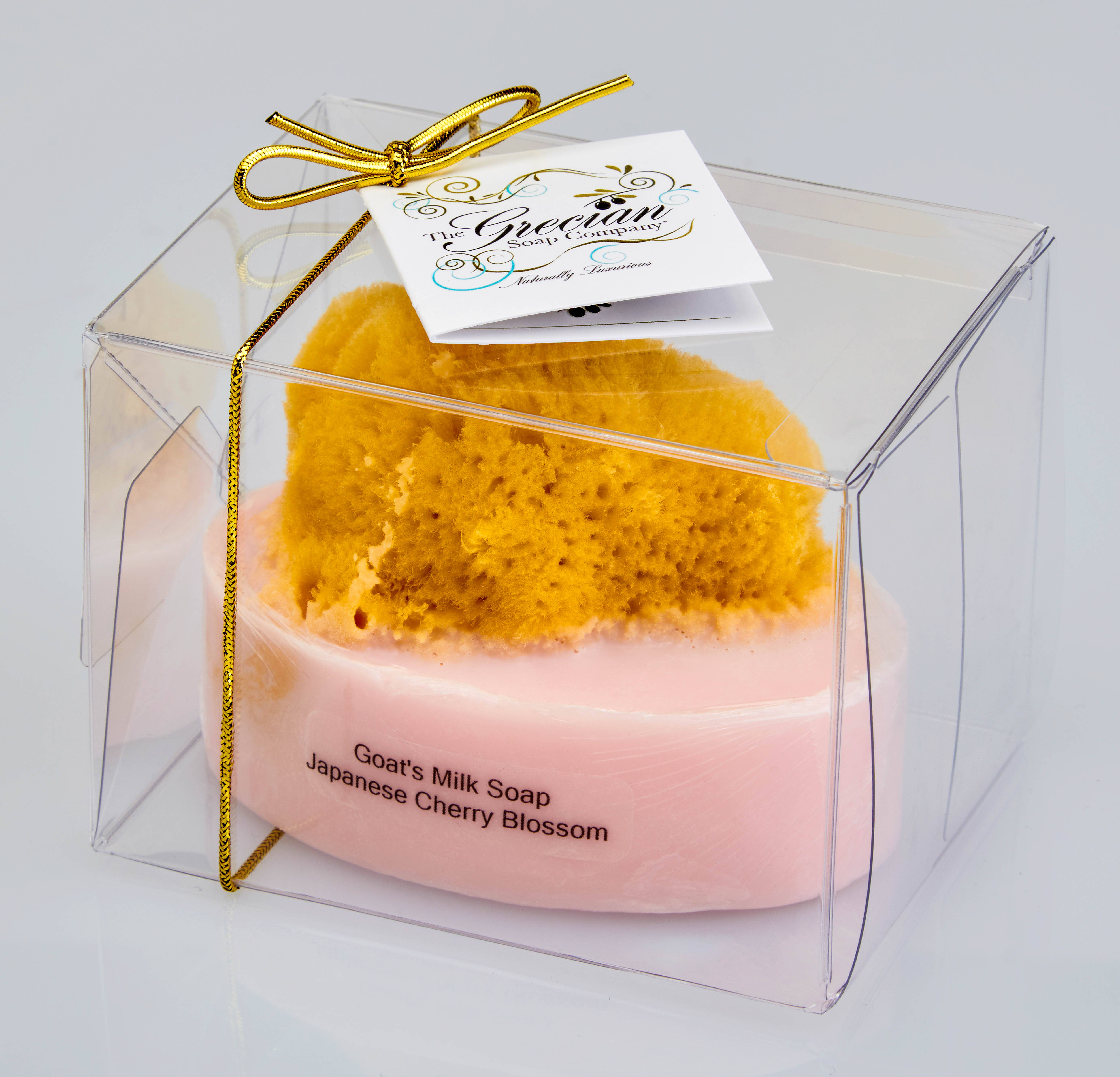 The Grecian Soap Company - Wholesale Bar Soap - Goat Milk Natural Exfoliating Soap Bar with Sea Sponge10