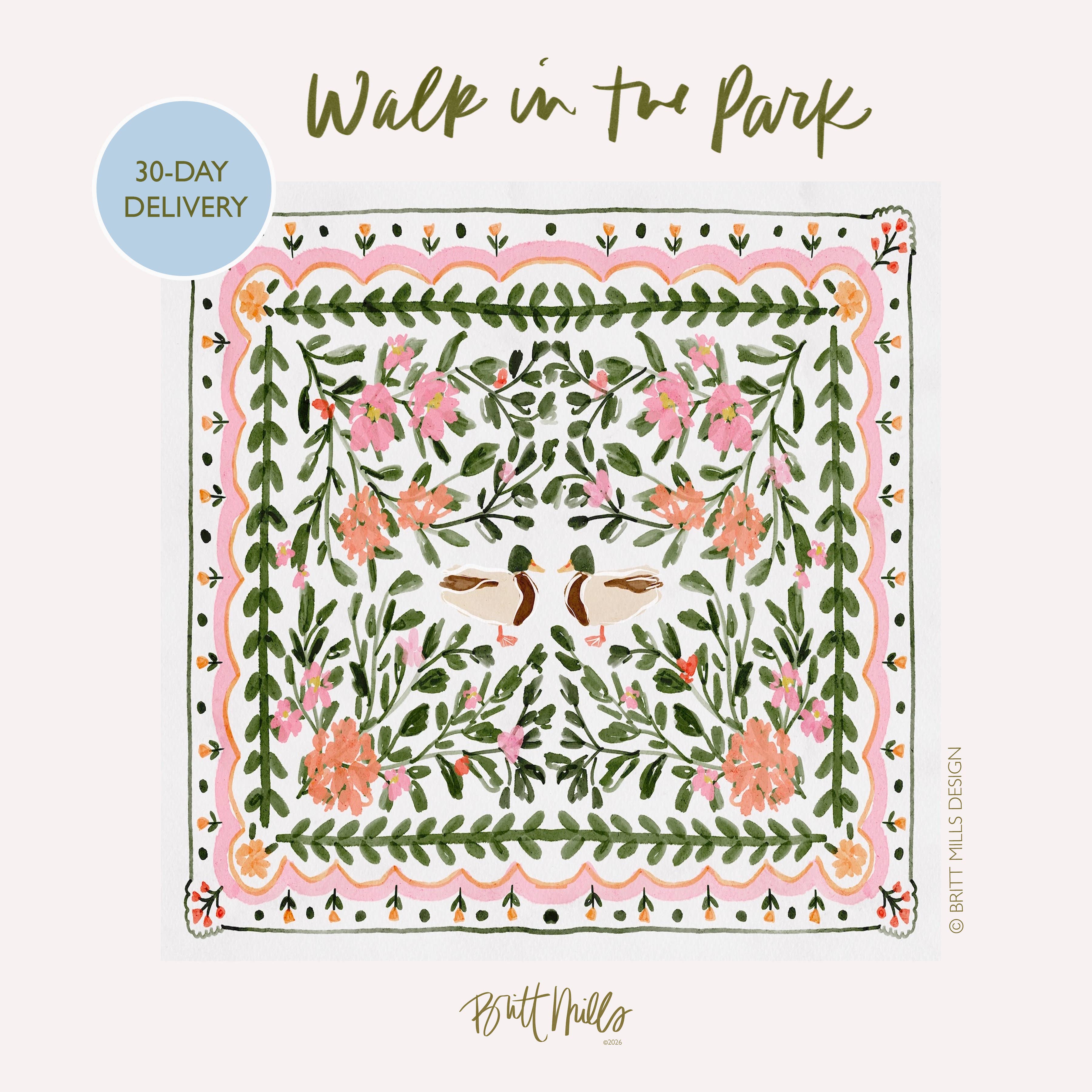 Britt Mills Design - Wholesale Decorative Tabletop Object - Britt Mills Mahjong Mats - MULTIPLE PRINTS (Non-Neoprene)8