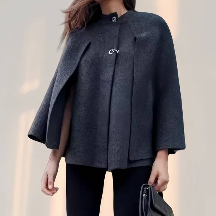 Cape Style Knit Coat and other Purchase Wholesale chapeau capeline. Free Returns & Net 60 Terms on Faire trending on Faire.