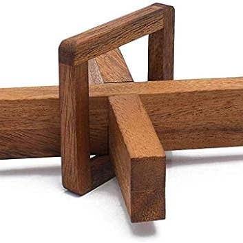 Mysterious X: 7,7" gigantische houten 3D-hersenkraker voor volwassenen voor wholesale door SiamMandalay