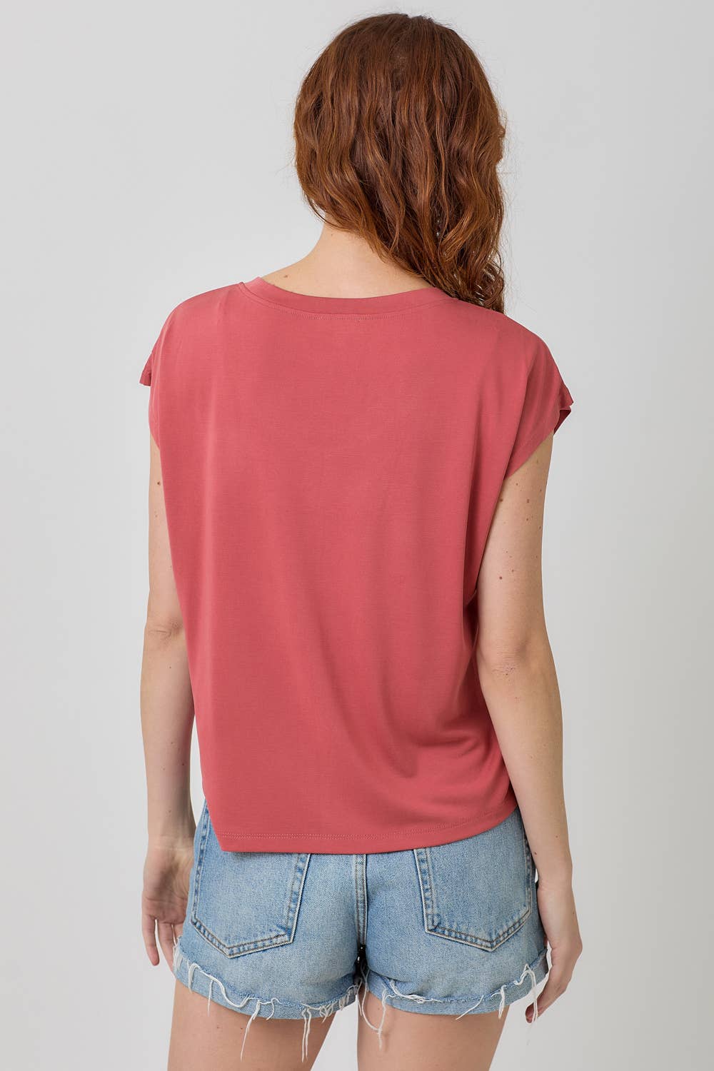 Mystree - Wholesale Knit Top - Women's - 20020 Front Ruche Modal Top 63